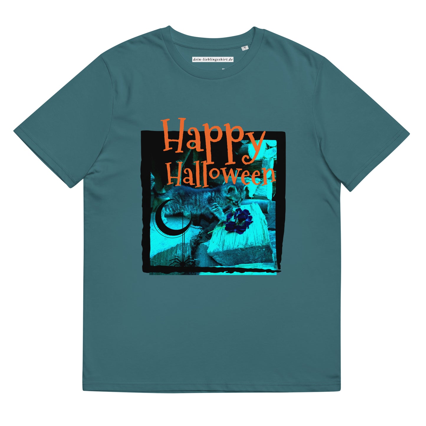 Unisex-Bio-Baumwoll-T-Shirt | Stanley/Stella STTU169 "Happy Halloween"