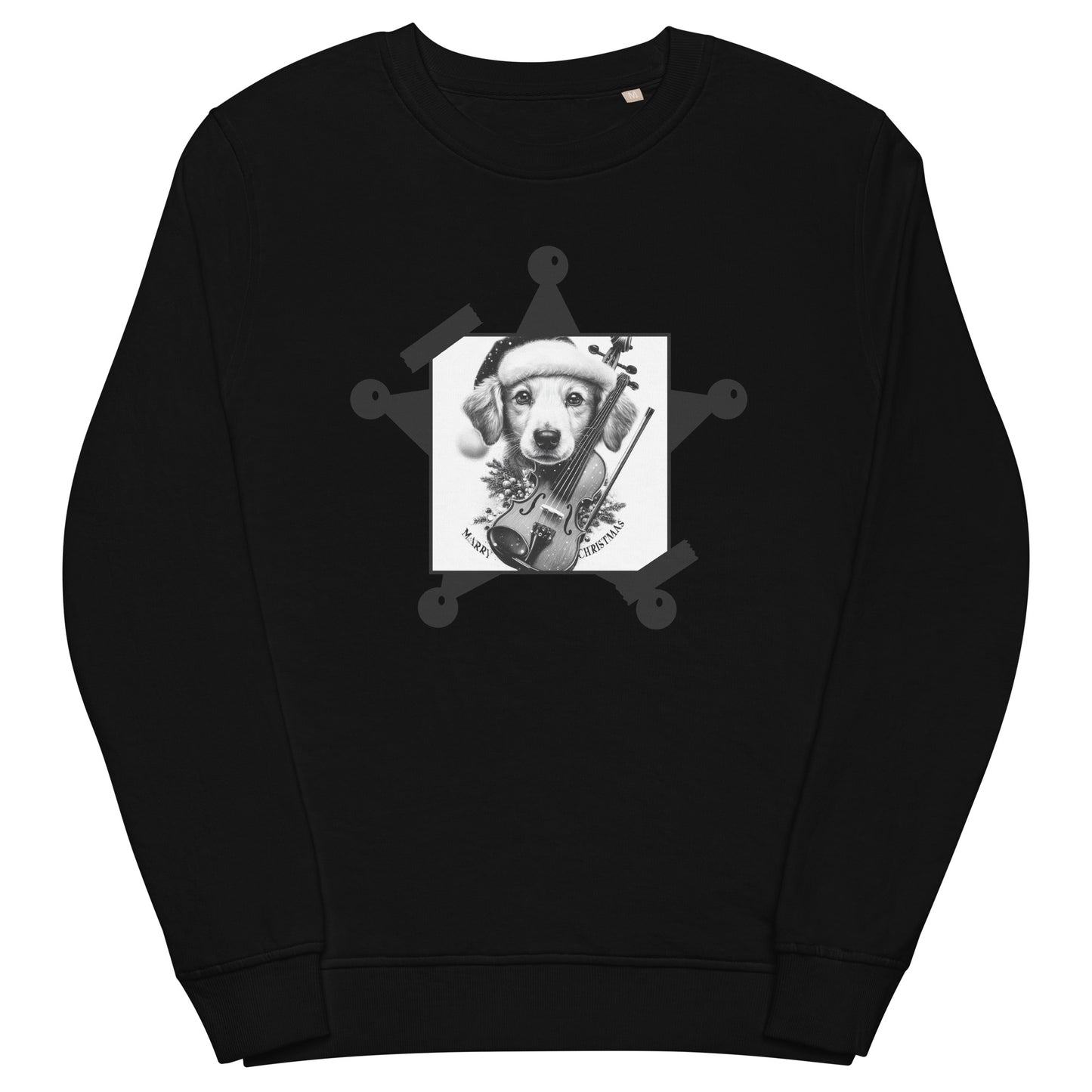 Unisex Bio-Pullover/Organischer Pullover | SOL'S 03574 'Der Hund im Stern'