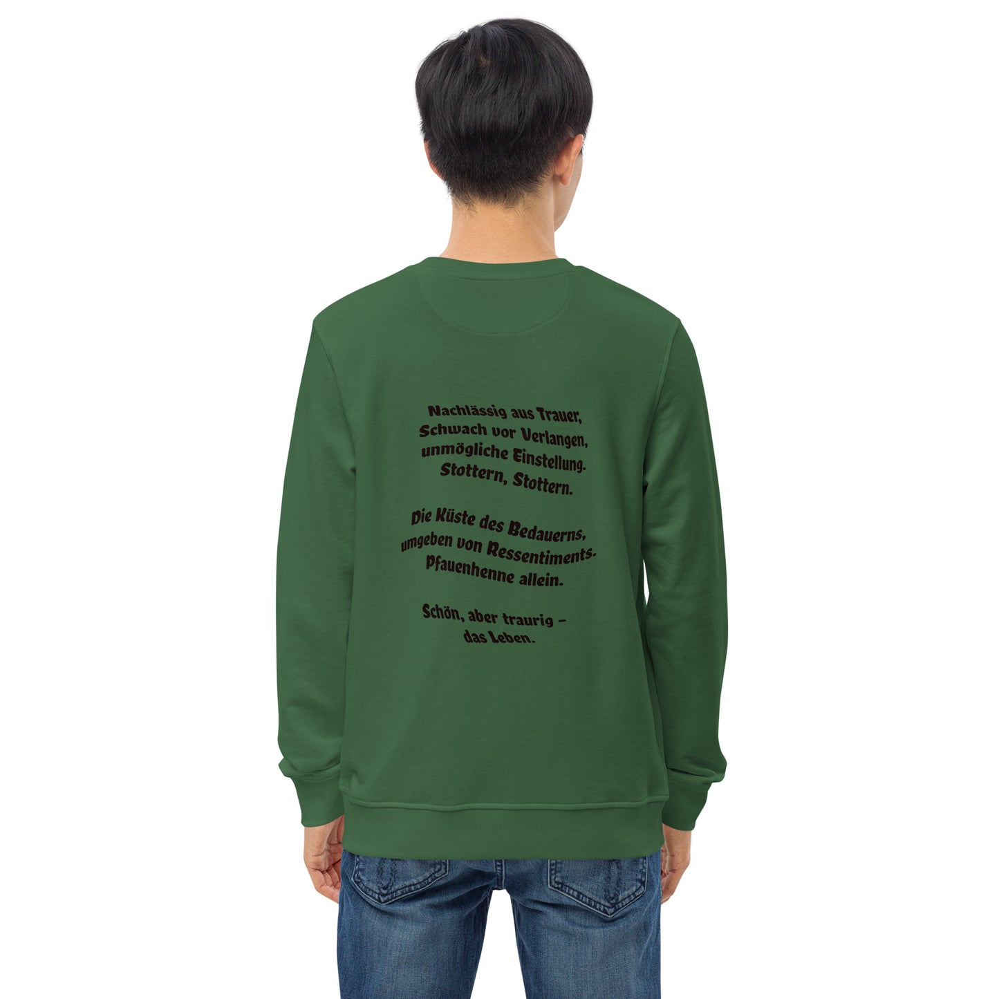 Unisex Bio-Pullover SOL'S 03574 Comet 'Meine Poesie'