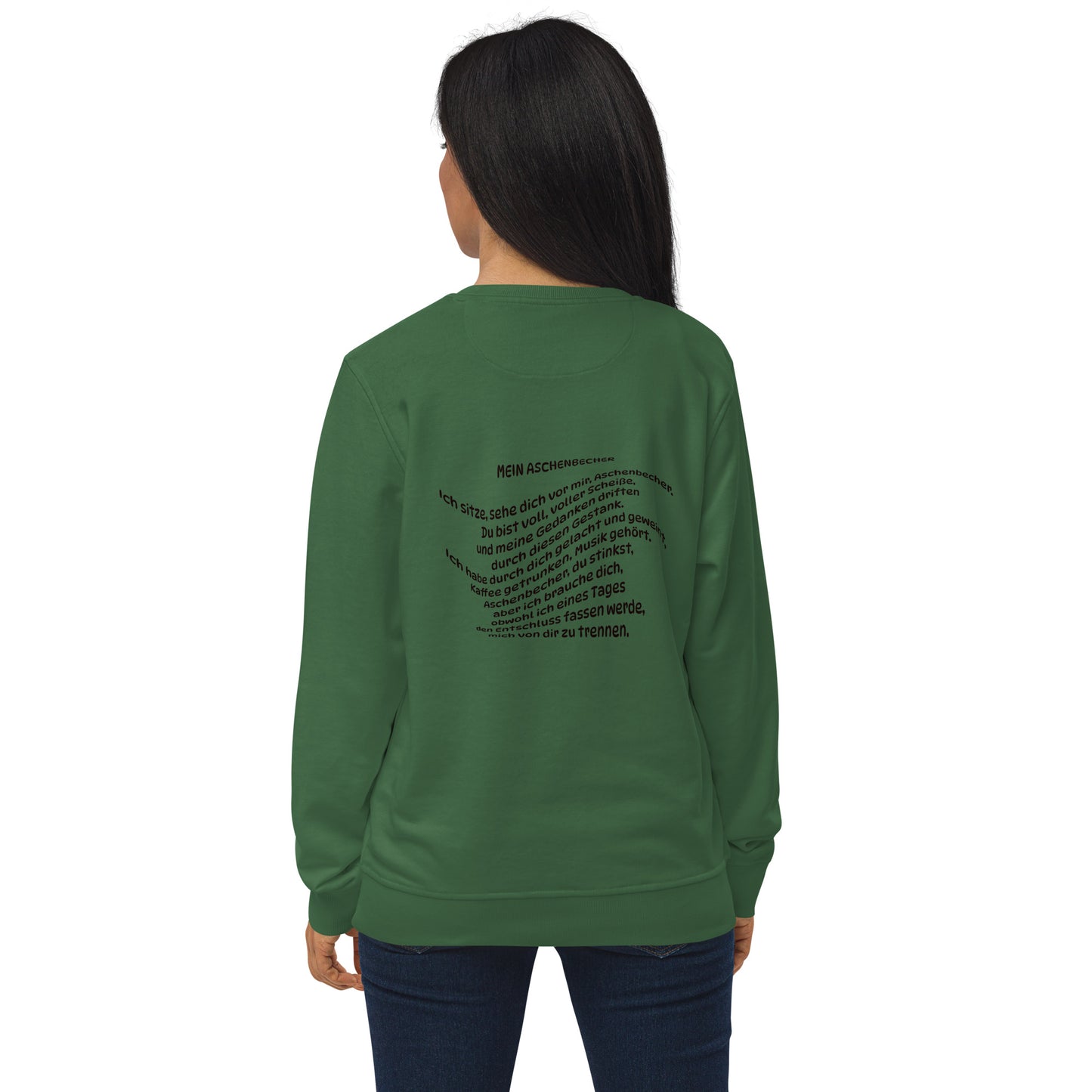 Unisex Bio-Pullover SOL'S 03574 Comet 'Meine Poesie'