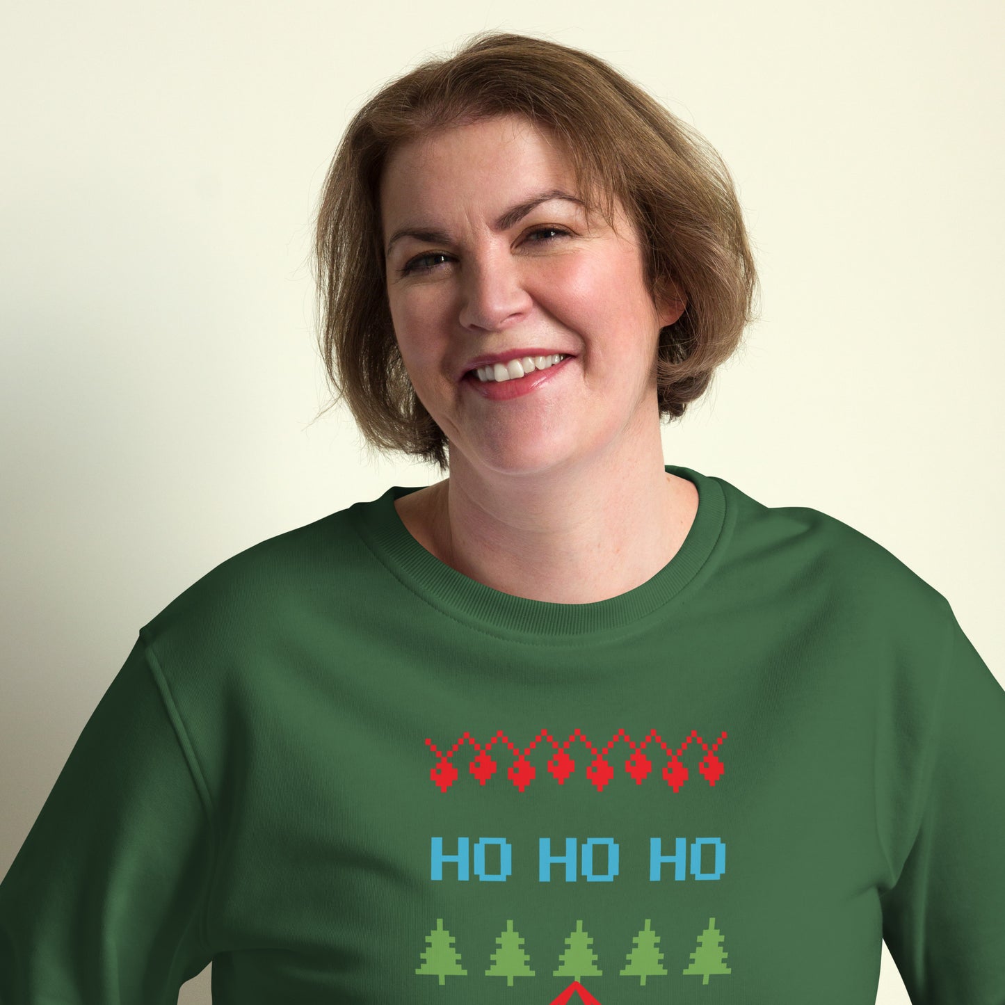 Unisex Bio-Pullover/Organischer Pullover | SOL'S 03574 'Ho ho ho'