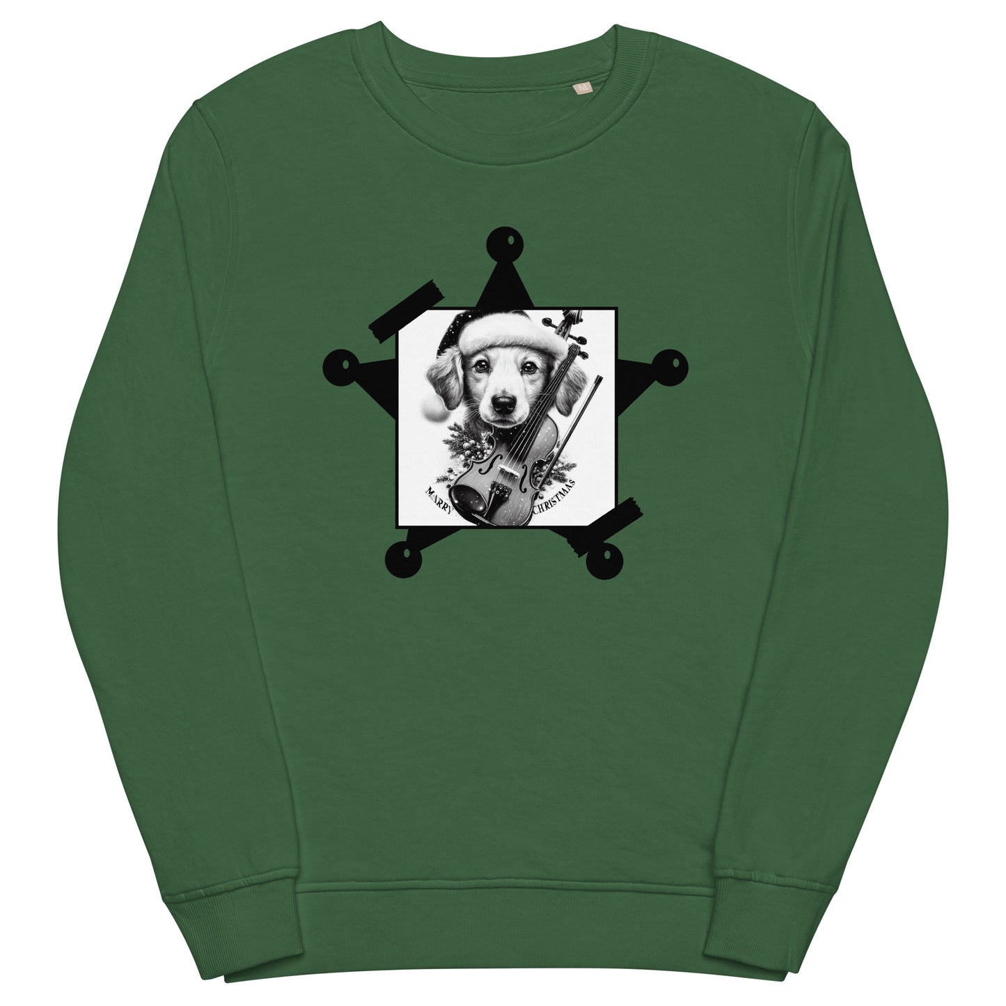 Unisex Bio-Pullover/Organischer Pullover | SOL'S 03574 'Der Hund im Stern'