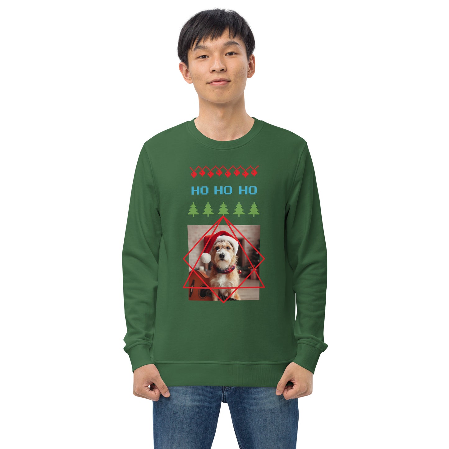 Unisex Bio-Pullover/Organischer Pullover | SOL'S 03574 'Ho ho ho'