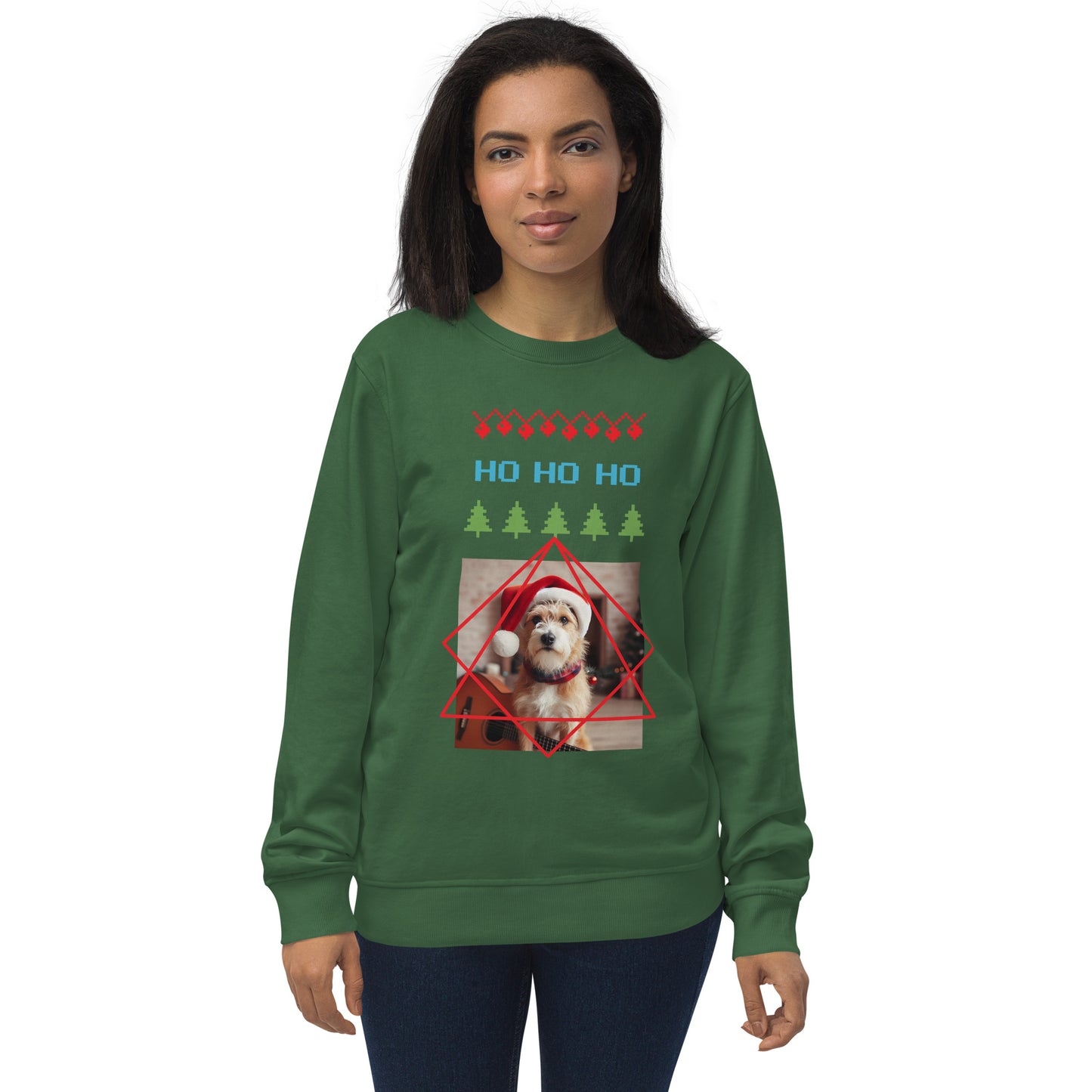 Unisex Bio-Pullover/Organischer Pullover | SOL'S 03574 'Ho ho ho'