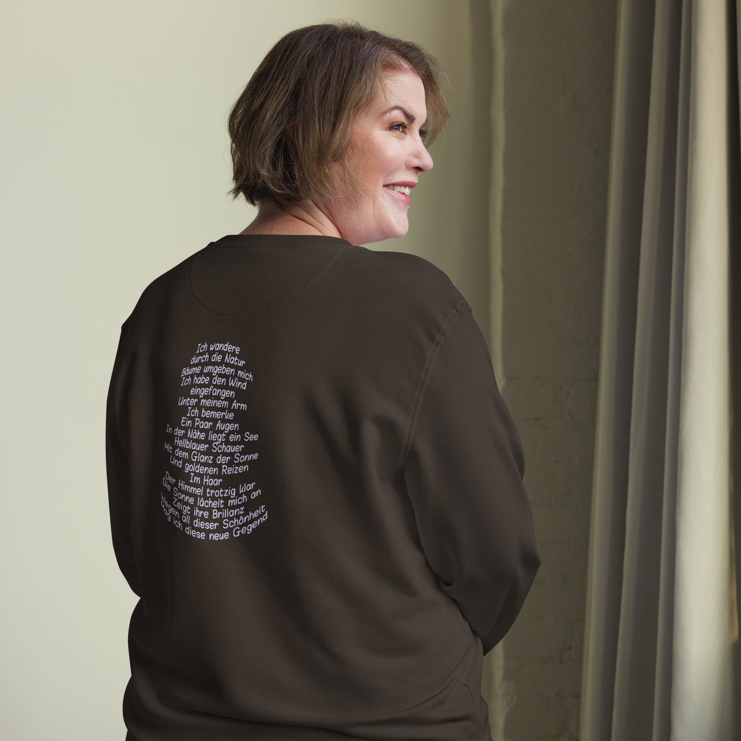 Unisex Bio-Pullover SOL'S 03574 Comet 'Meine Poesie'