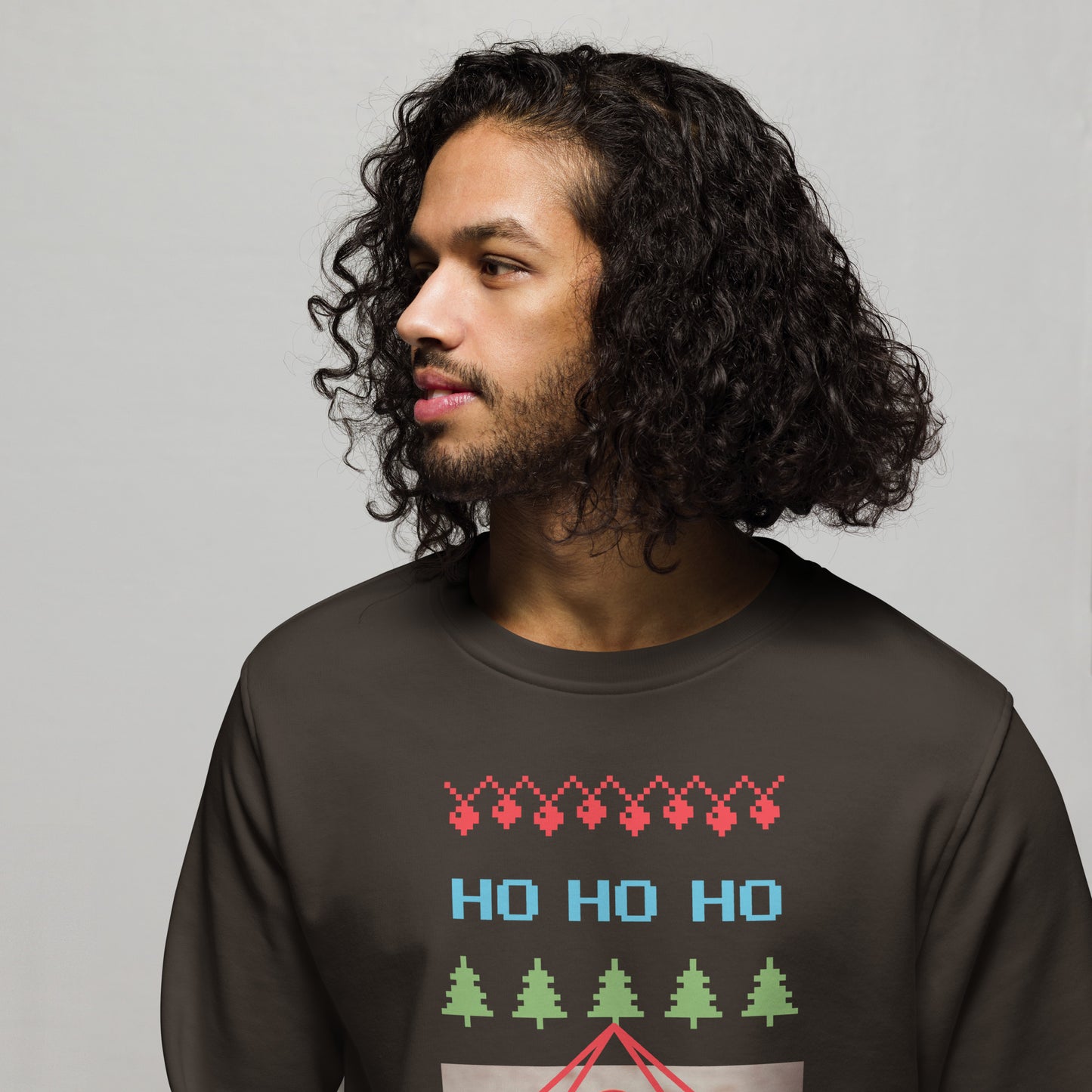 Unisex Bio-Pullover/Organischer Pullover | SOL'S 03574 'Ho ho ho'