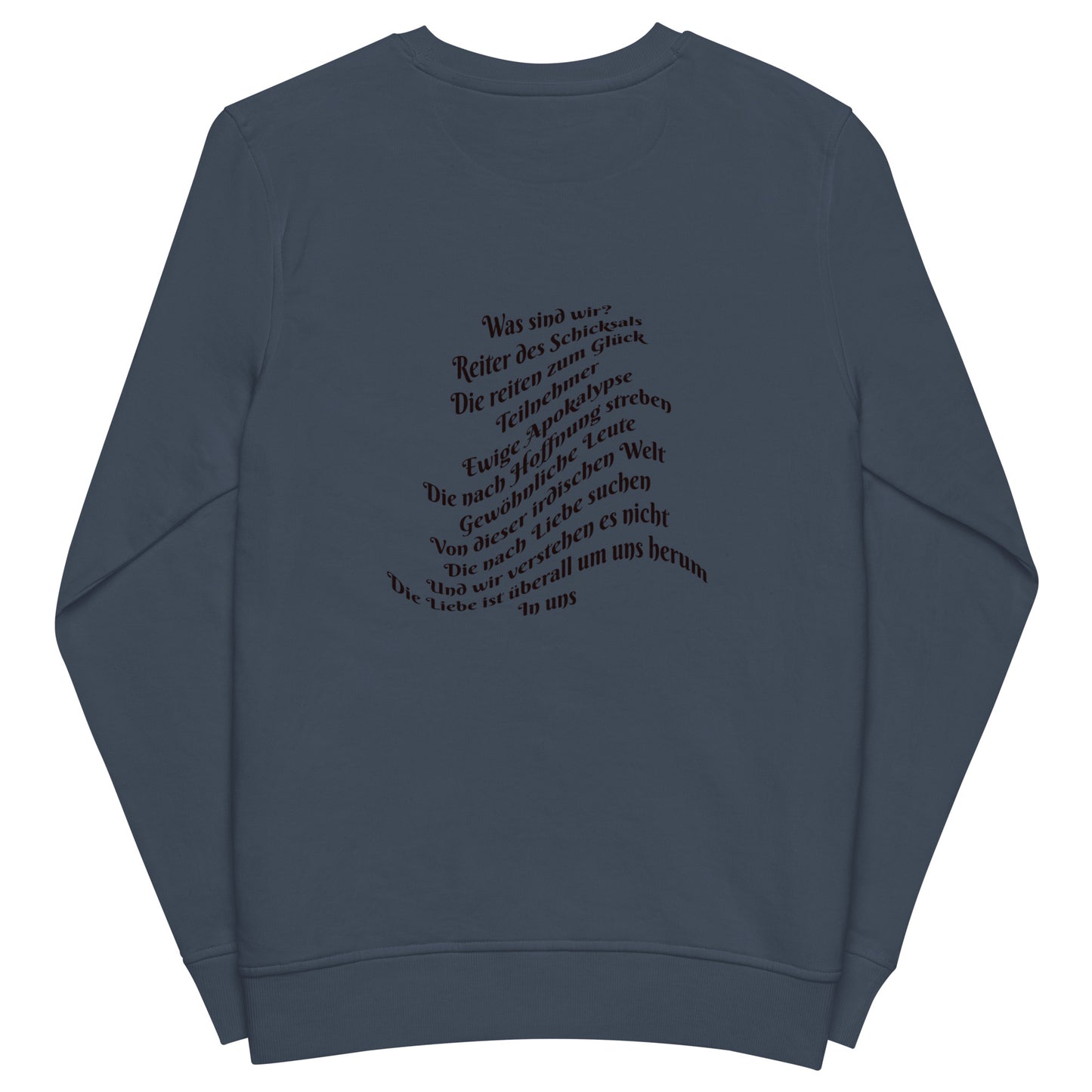 Unisex Bio-Pullover SOL'S 03574 Comet 'Meine Poesie'