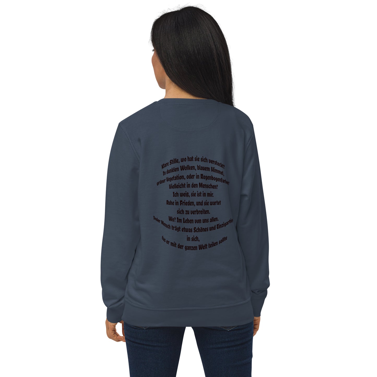 Unisex Bio-Pullover SOL'S 03574 Comet 'Meine Poesie'