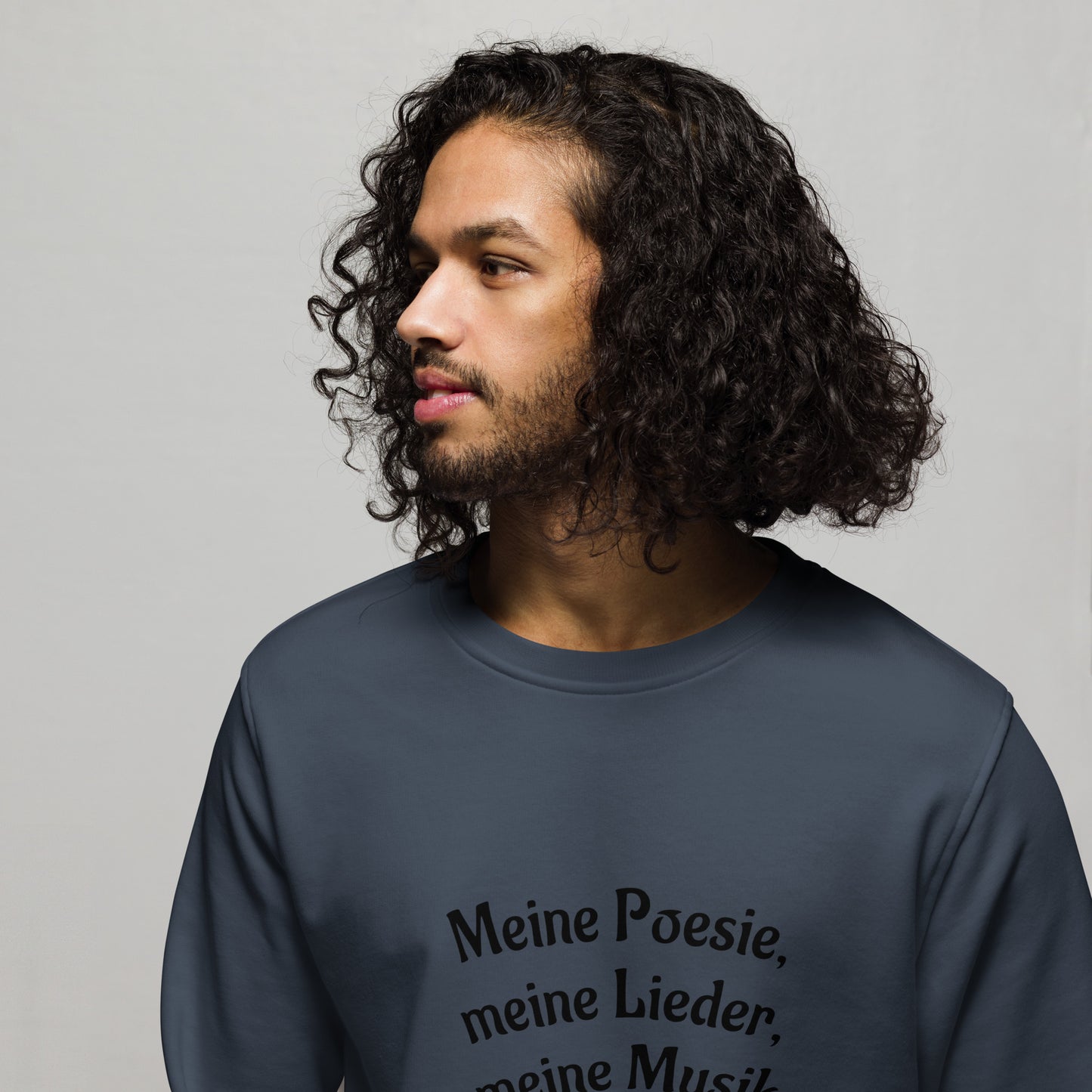 Unisex Bio-Pullover SOL'S 03574 Comet 'Meine Poesie'