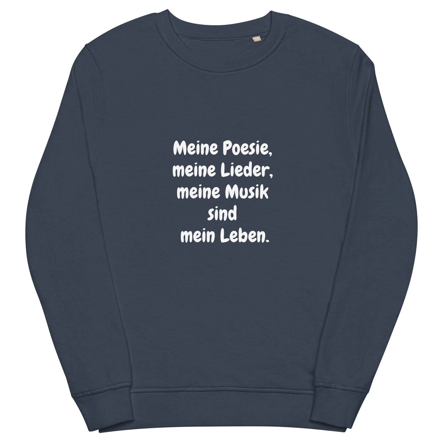 Unisex Bio-Pullover SOL'S 03574 Comet 'Meine Poesie'