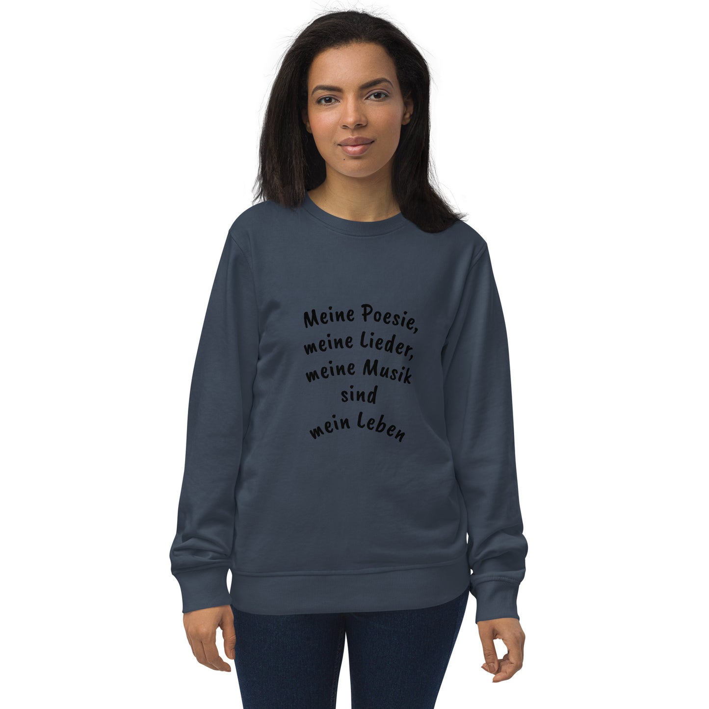 Unisex Bio-Pullover SOL'S 03574 Comet 'Meine Poesie'