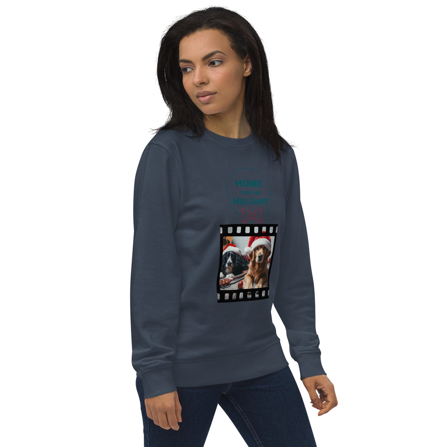 Unisex Bio-Pullover/Organischer Pullover | SOL'S 03574 'Home for the holidays'