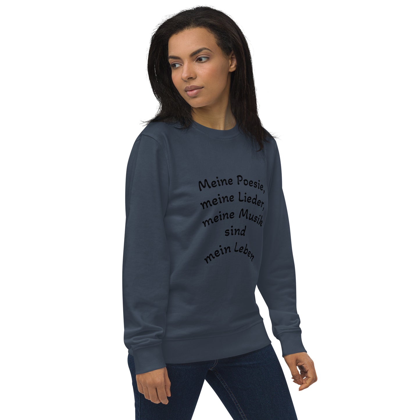 Unisex Bio-Pullover SOL'S 03574 Comet 'Meine Poesie'