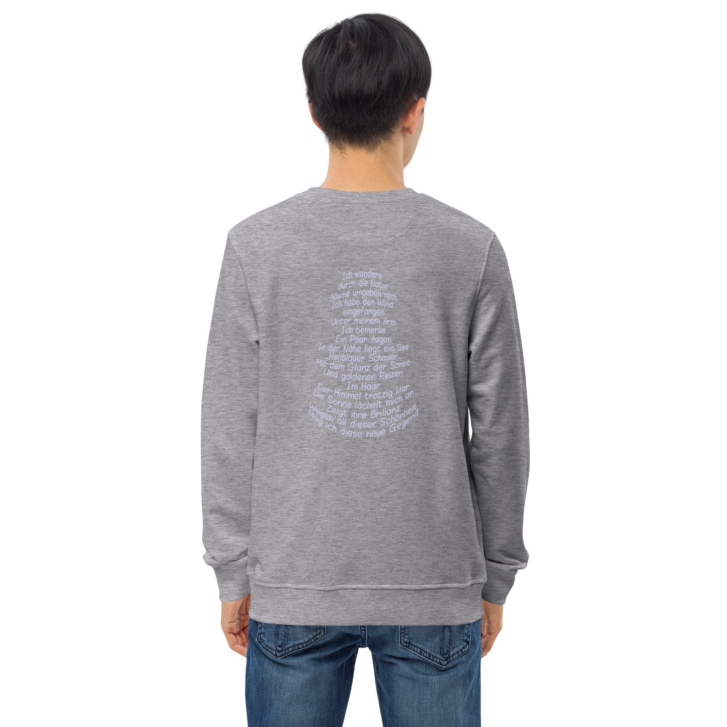 Unisex Bio-Pullover SOL'S 03574 Comet 'Meine Poesie'