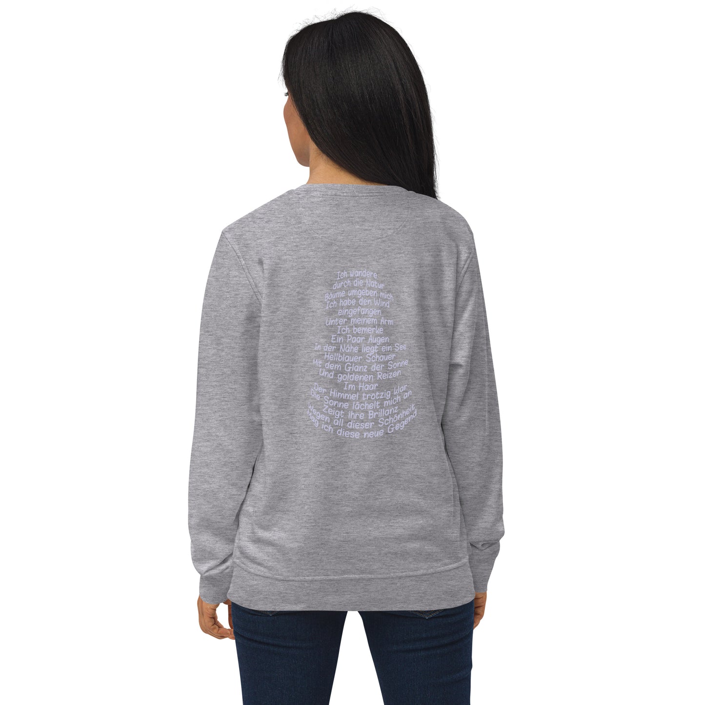 Unisex Bio-Pullover SOL'S 03574 Comet 'Meine Poesie'