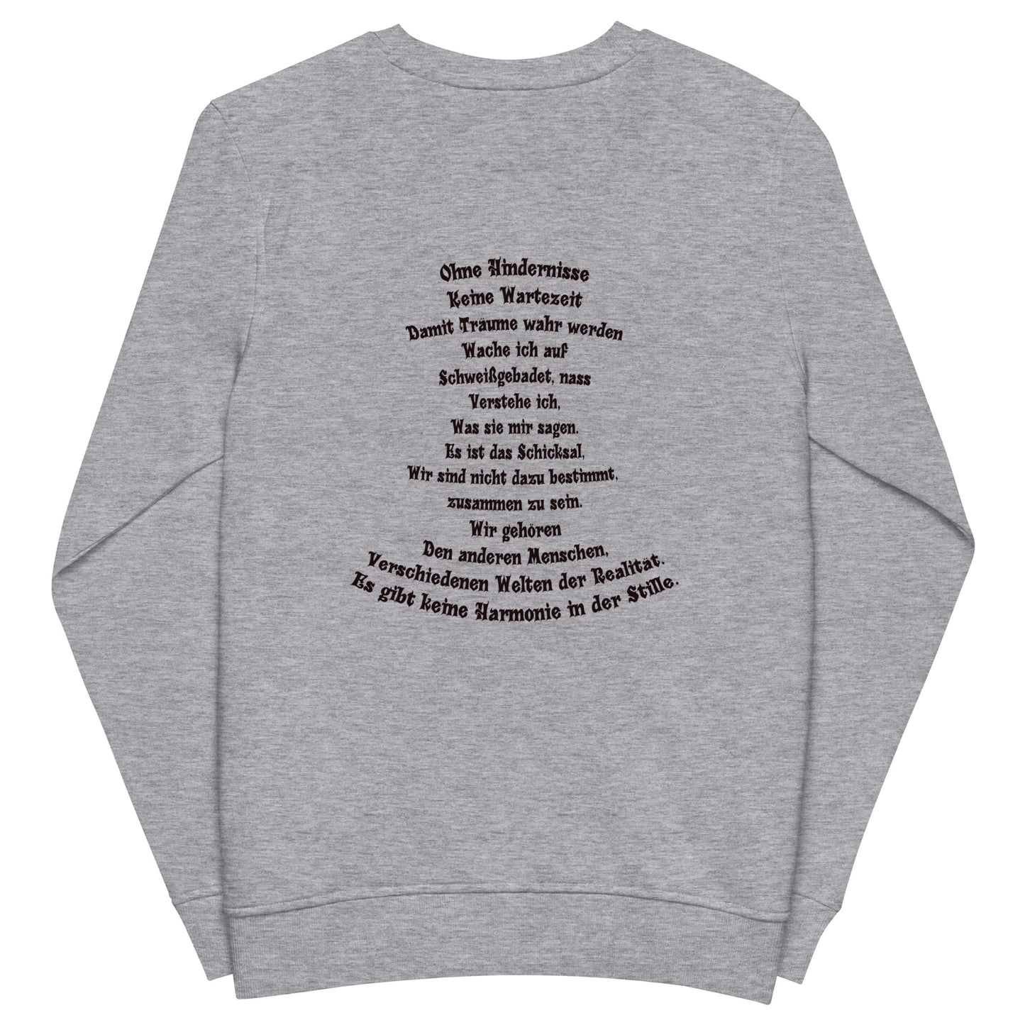 Unisex Bio-Pullover SOL'S 03574 Comet 'Meine Poesie'