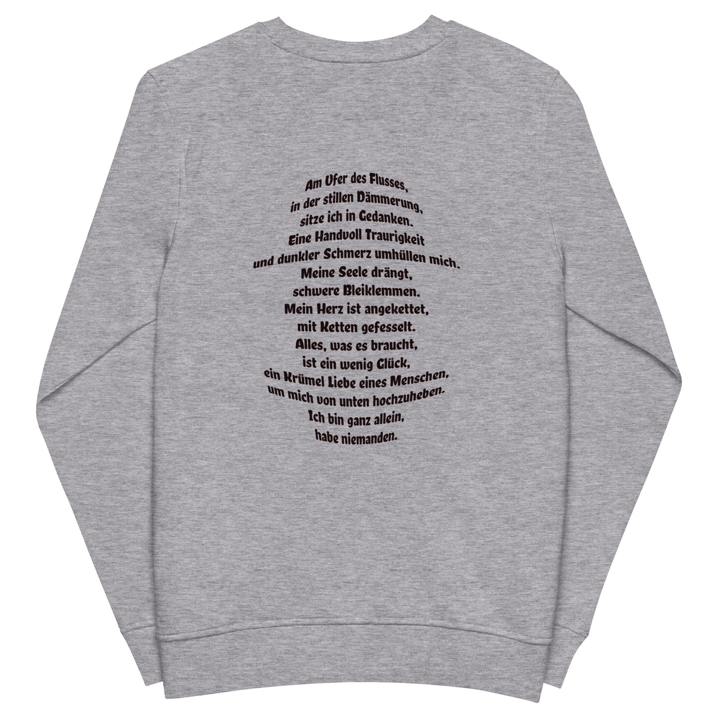 Unisex Bio-Pullover SOL'S 03574 Comet 'Meine Poesie'