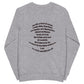 Unisex Bio-Pullover SOL'S 03574 Comet 'Meine Poesie'