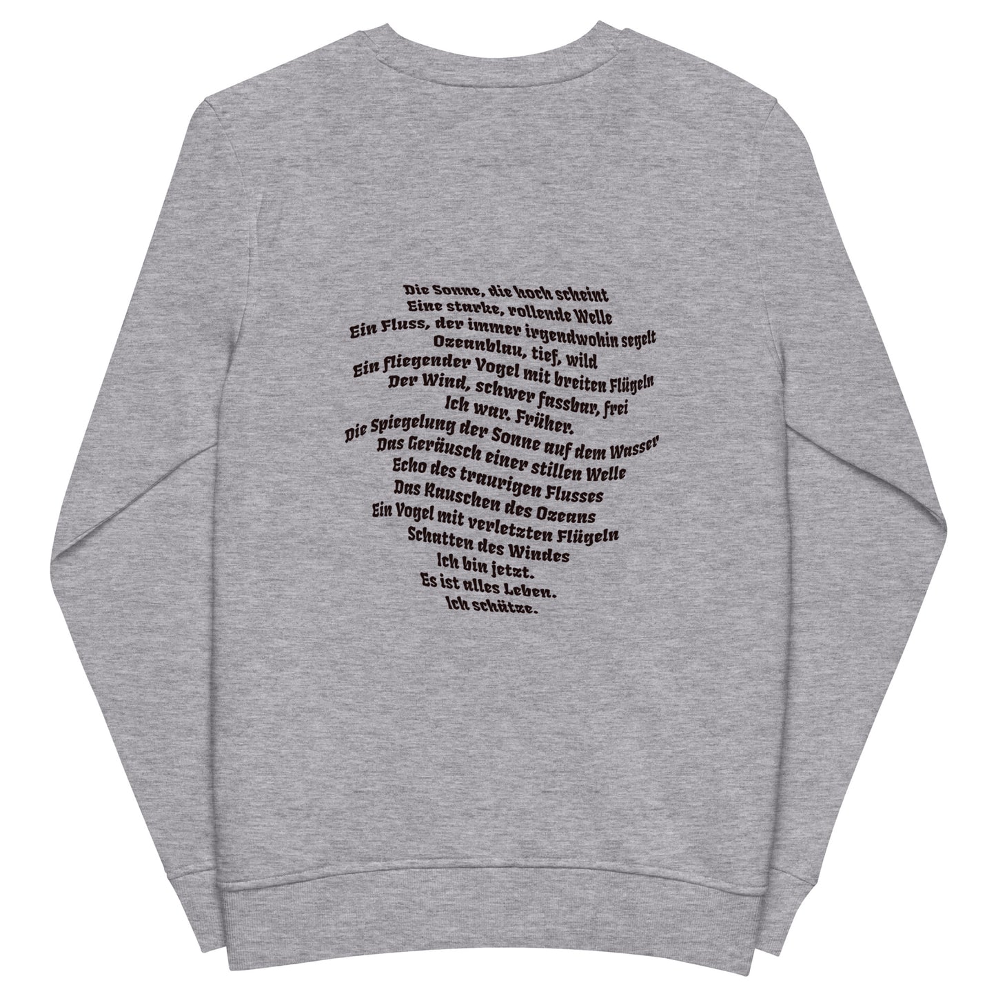 Unisex Bio-Pullover | SOL'S 03574 'Meine Poesie'