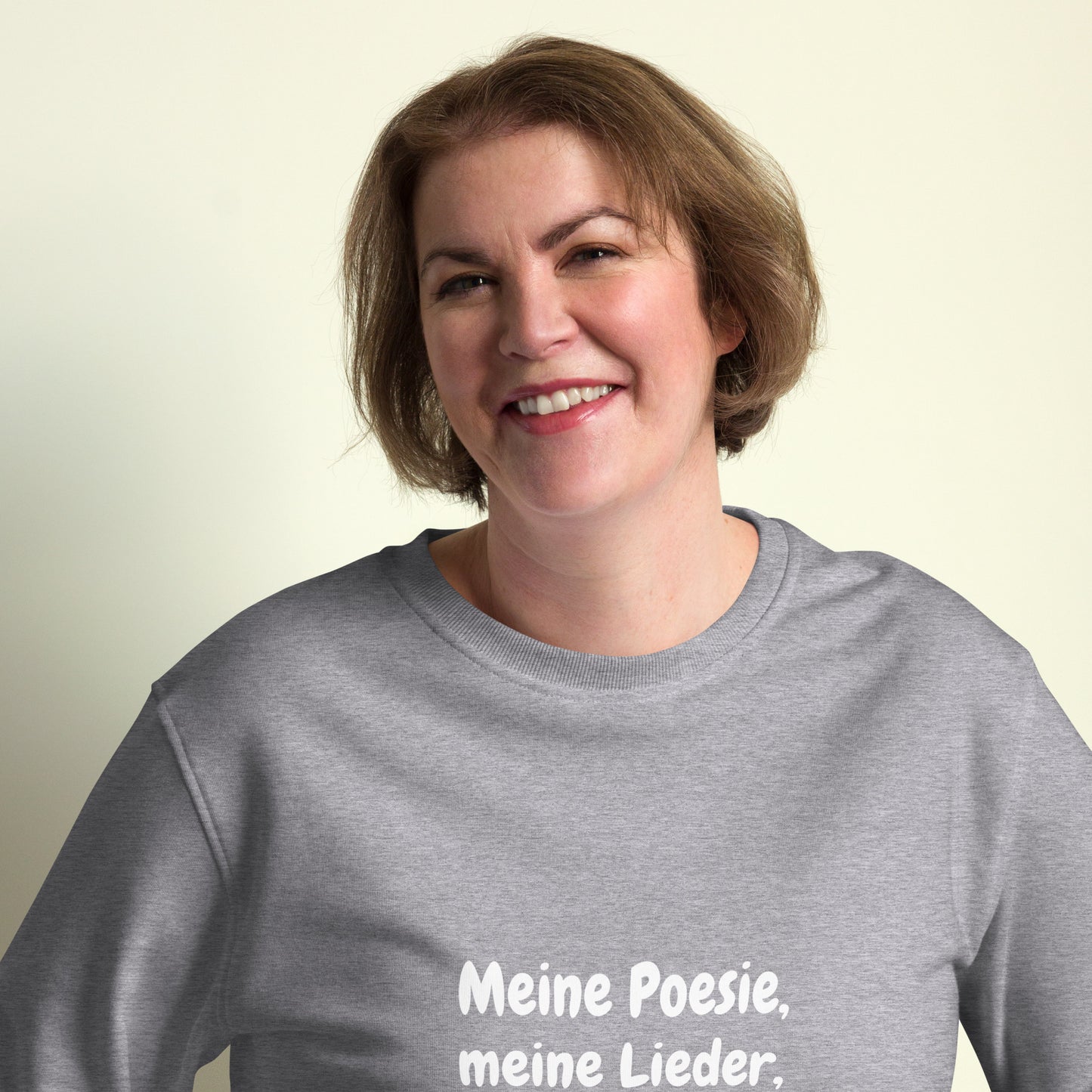 Unisex Bio-Pullover SOL'S 03574 Comet 'Meine Poesie'