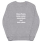 Unisex Bio-Pullover SOL'S 03574 Comet 'Meine Poesie'