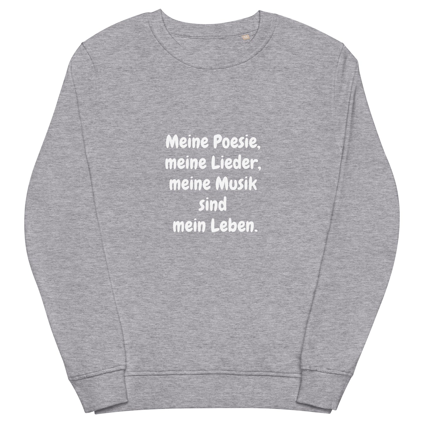 Unisex Bio-Pullover SOL'S 03574 Comet 'Meine Poesie'