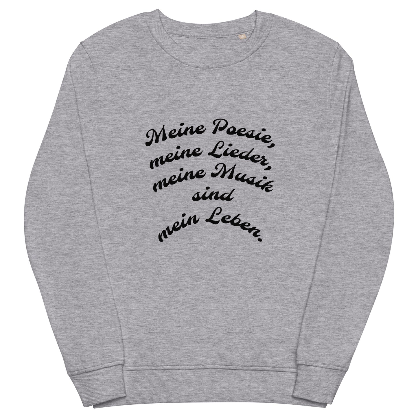 Unisex Bio-Pullover SOL'S 03574 Comet 'Meine Poesie'