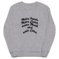 Unisex Bio-Pullover SOL'S 03574 Comet 'Meine Poesie'