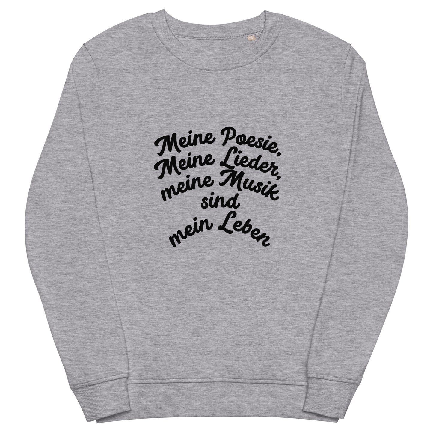 Unisex Bio-Pullover SOL'S 03574 Comet 'Meine Poesie'