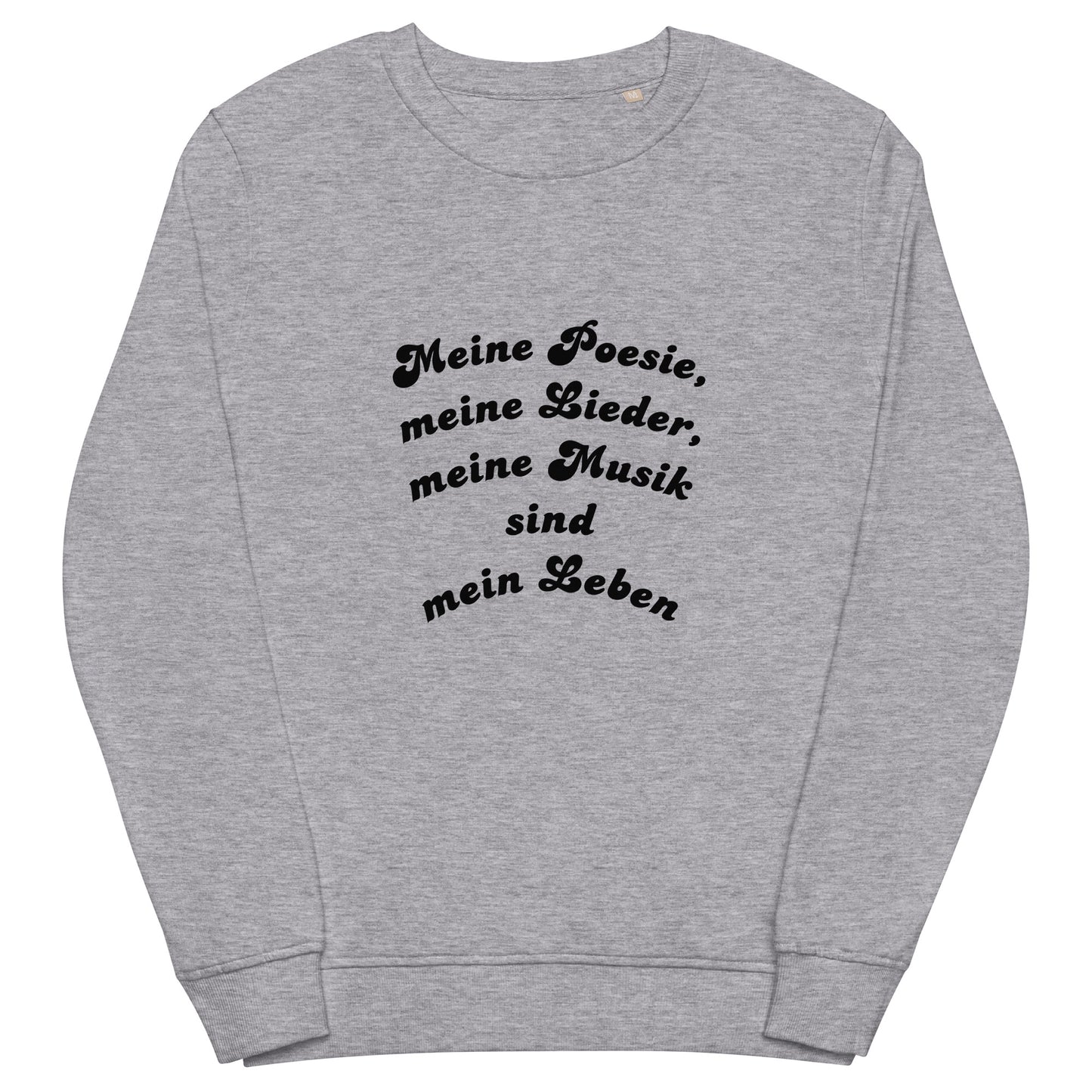 Unisex Bio-Pullover SOL'S 03574 Comet 'Meine Poesie'