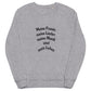 Unisex Bio-Pullover SOL'S 03574 Comet 'Meine Poesie'