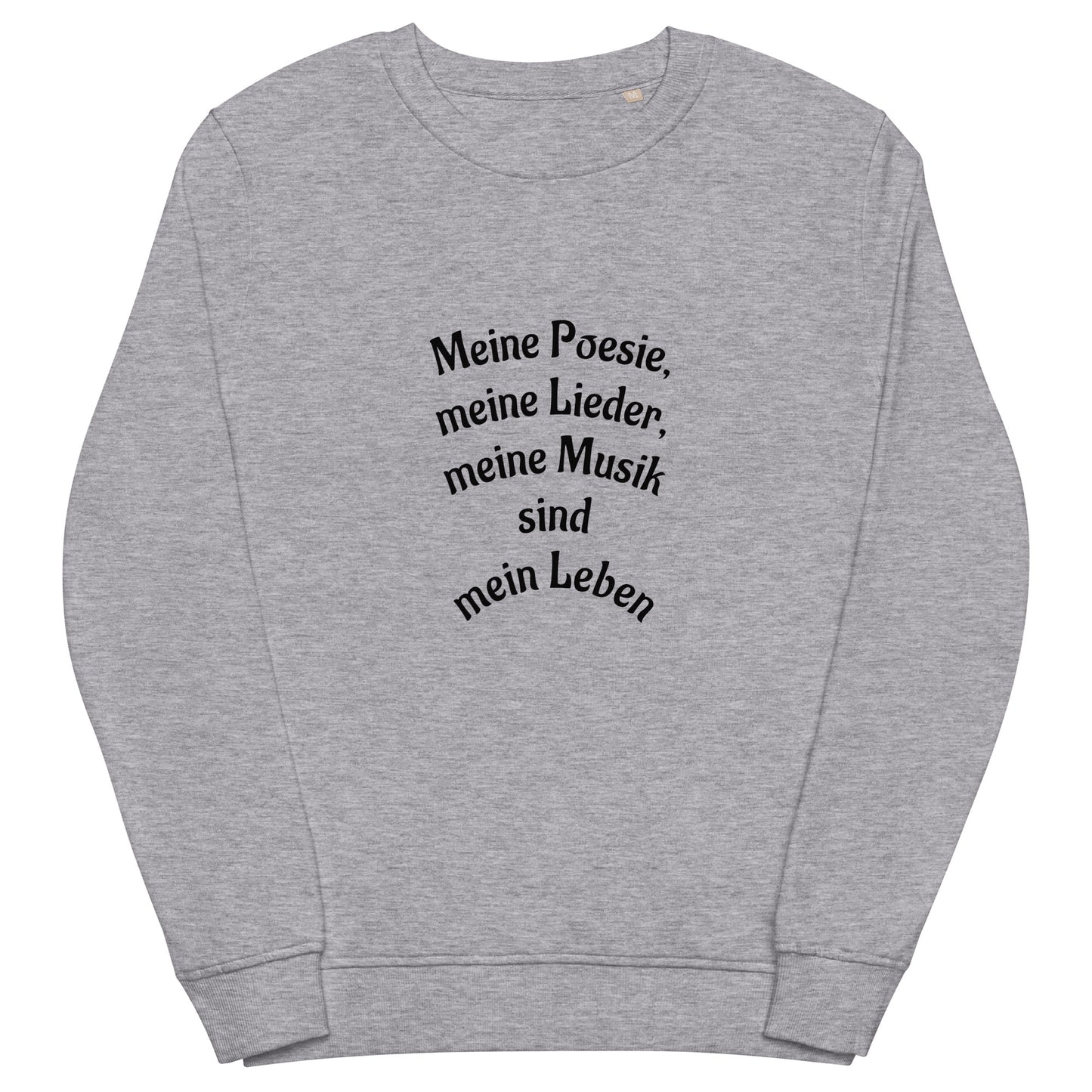 Unisex Bio-Pullover SOL'S 03574 Comet 'Meine Poesie'