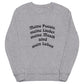 Unisex Bio-Pullover SOL'S 03574 Comet 'Meine Poesie'