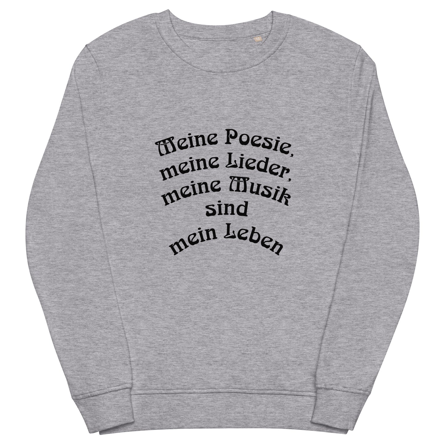 Unisex Bio-Pullover SOL'S 03574 Comet 'Meine Poesie'