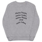 Unisex Bio-Pullover SOL'S 03574 Comet 'Meine Poesie'