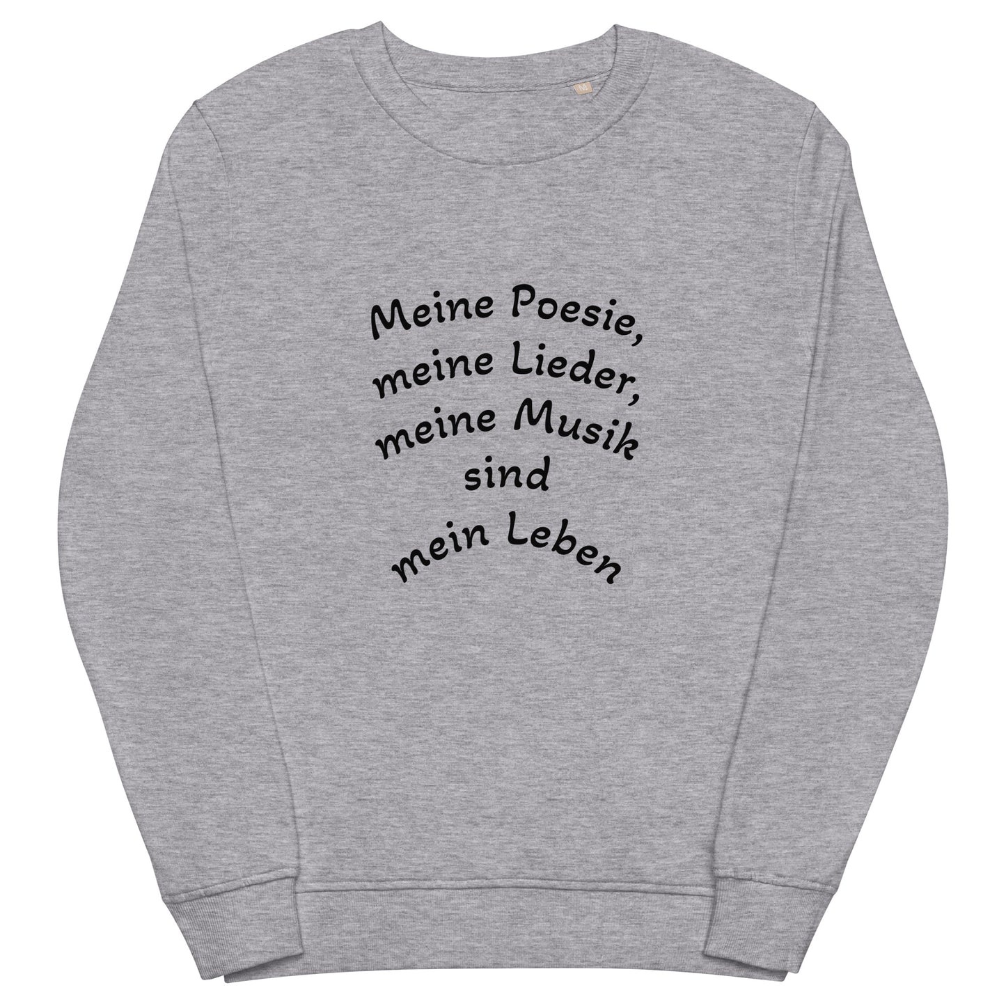 Unisex Bio-Pullover SOL'S 03574 Comet 'Meine Poesie'