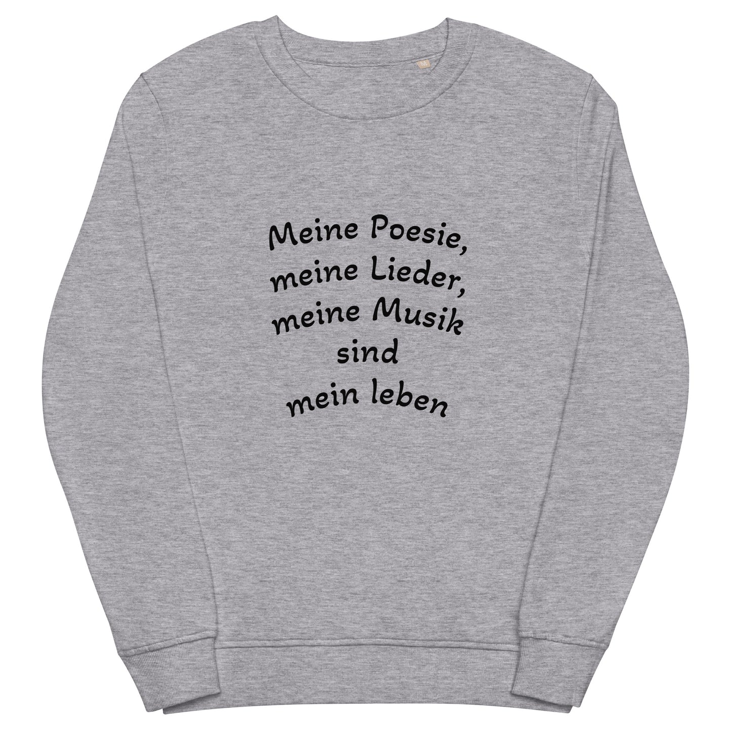 Unisex Bio-Pullover | SOL'S 03574 'Meine Poesie'