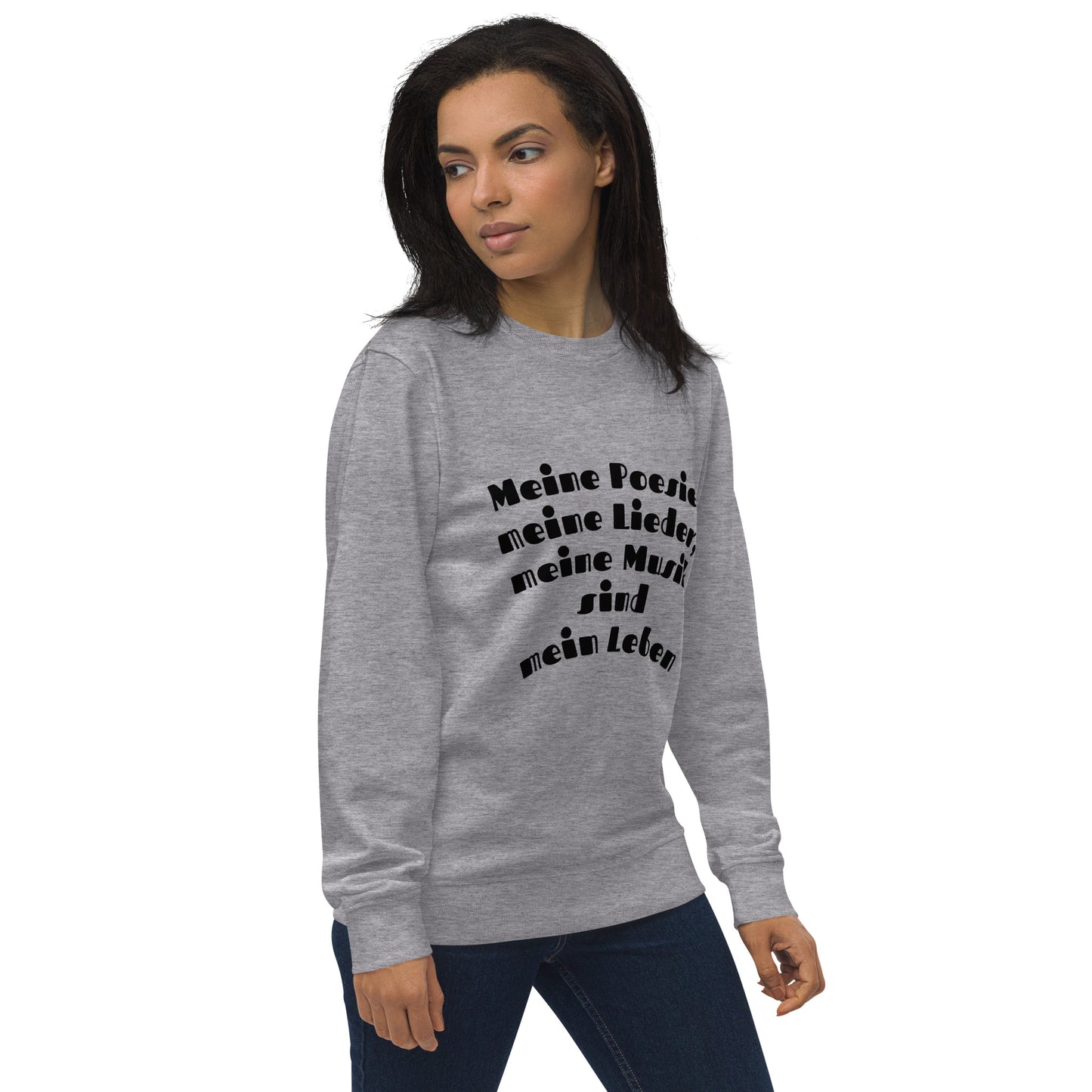 Unisex Bio-Pullover SOL'S 03574 Comet 'Meine Poesie'