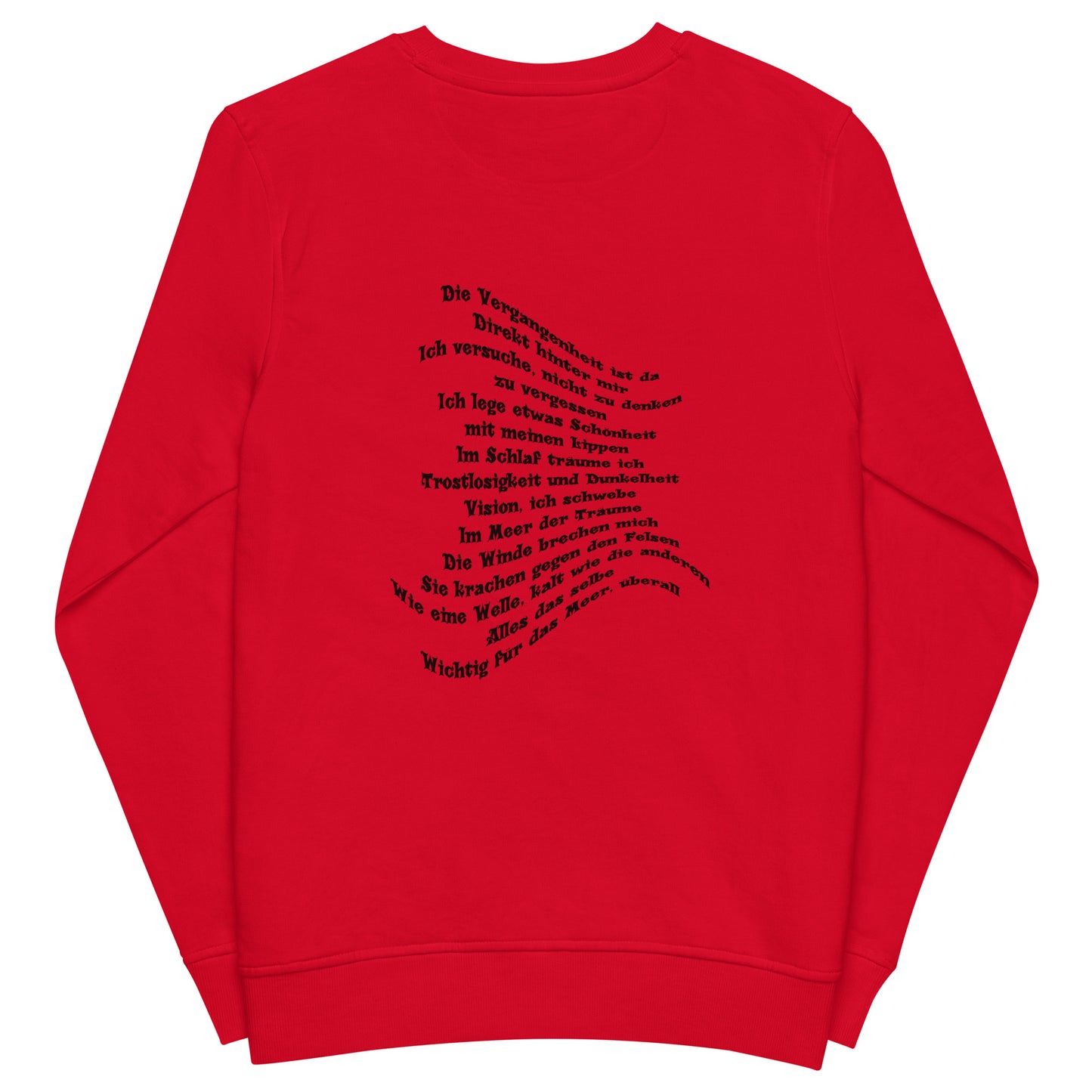 Unisex Bio-Pullover SOL'S 03574 Comet 'Meine Poesie'