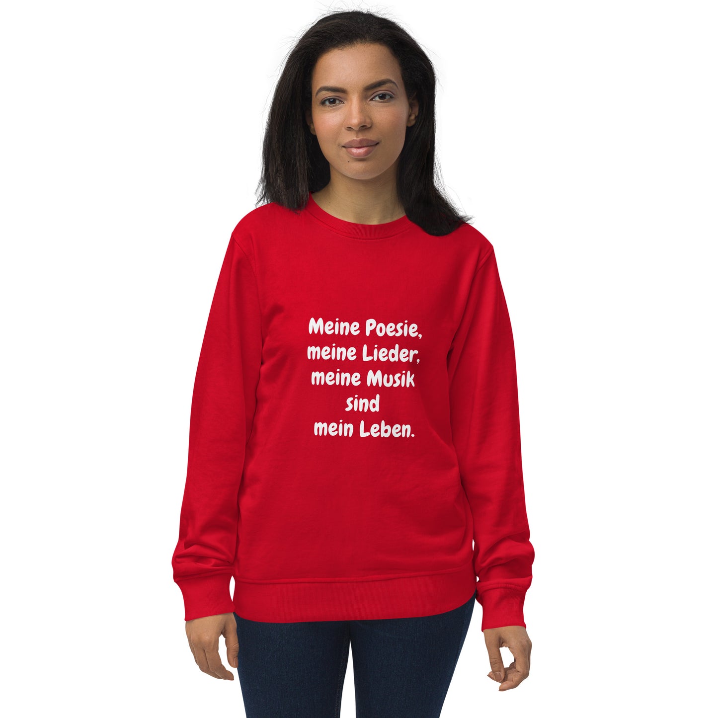 Unisex Bio-Pullover SOL'S 03574 Comet 'Meine Poesie'