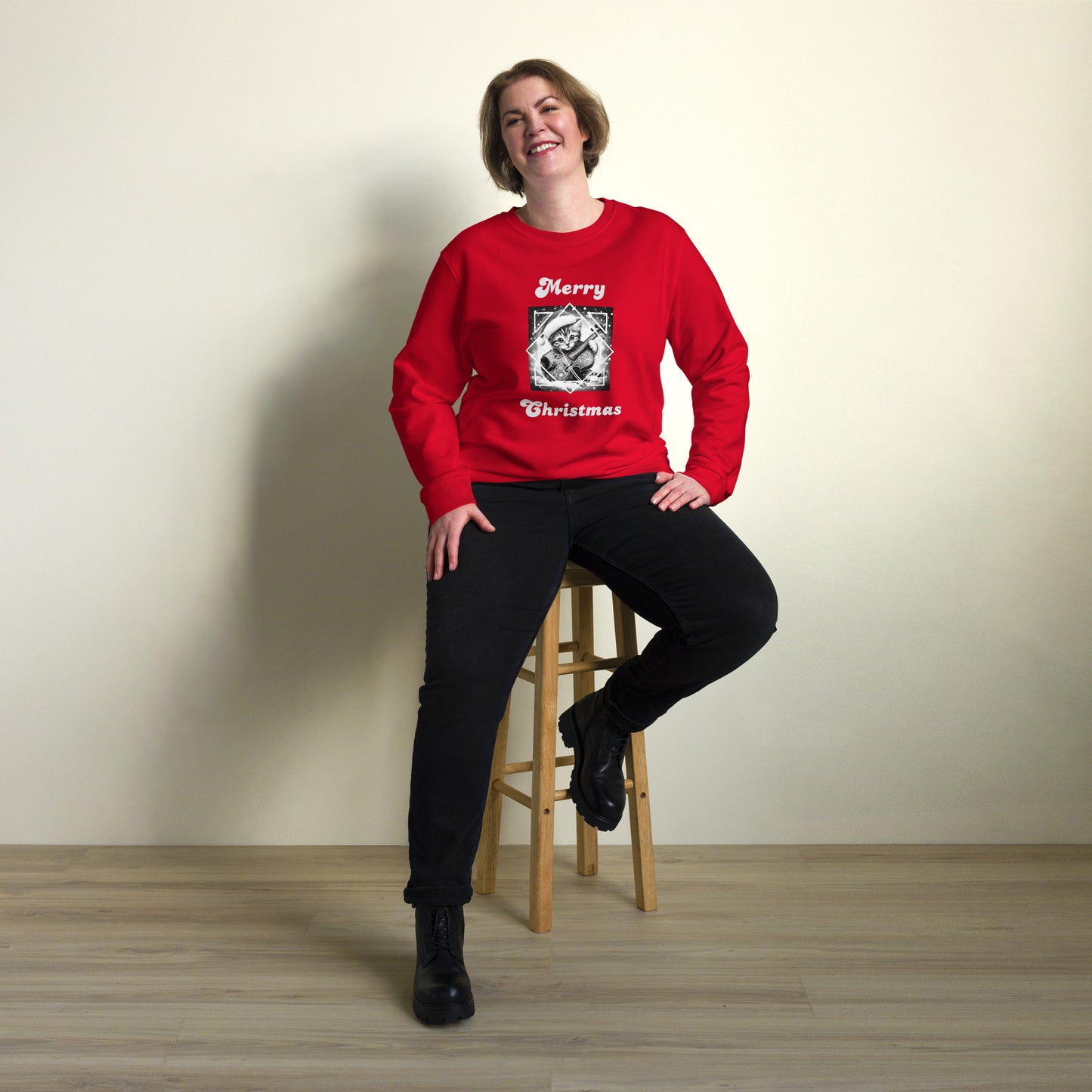 Unisex Bio-Pullover/Organischer Pullover | SOL'S 03574'Merry Christmas'