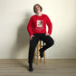 Unisex Bio-Pullover/Organischer Pullover | SOL'S 03574 'Frohe Weihnachten an alle'