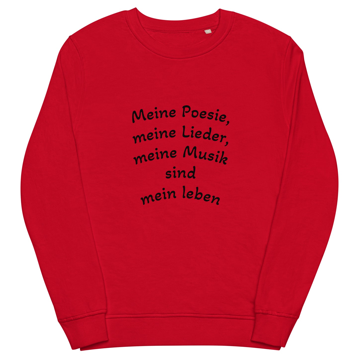 Dieser Unisex-Bio-Pullover besteht aus biologischen und recycelten Materialien und fühlt sich weich und kuschelig an. Es hat eingelassene Ärmel, 2×2 Rippen am Kragen und ein Nackenband aus Eigengewebe. Bestelle dein nächstes umweltfreundliches Lieblingsteil und erobere die Straßen mit Stil!