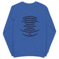 Unisex Bio-Pullover SOL'S 03574 Comet 'Meine Poesie'