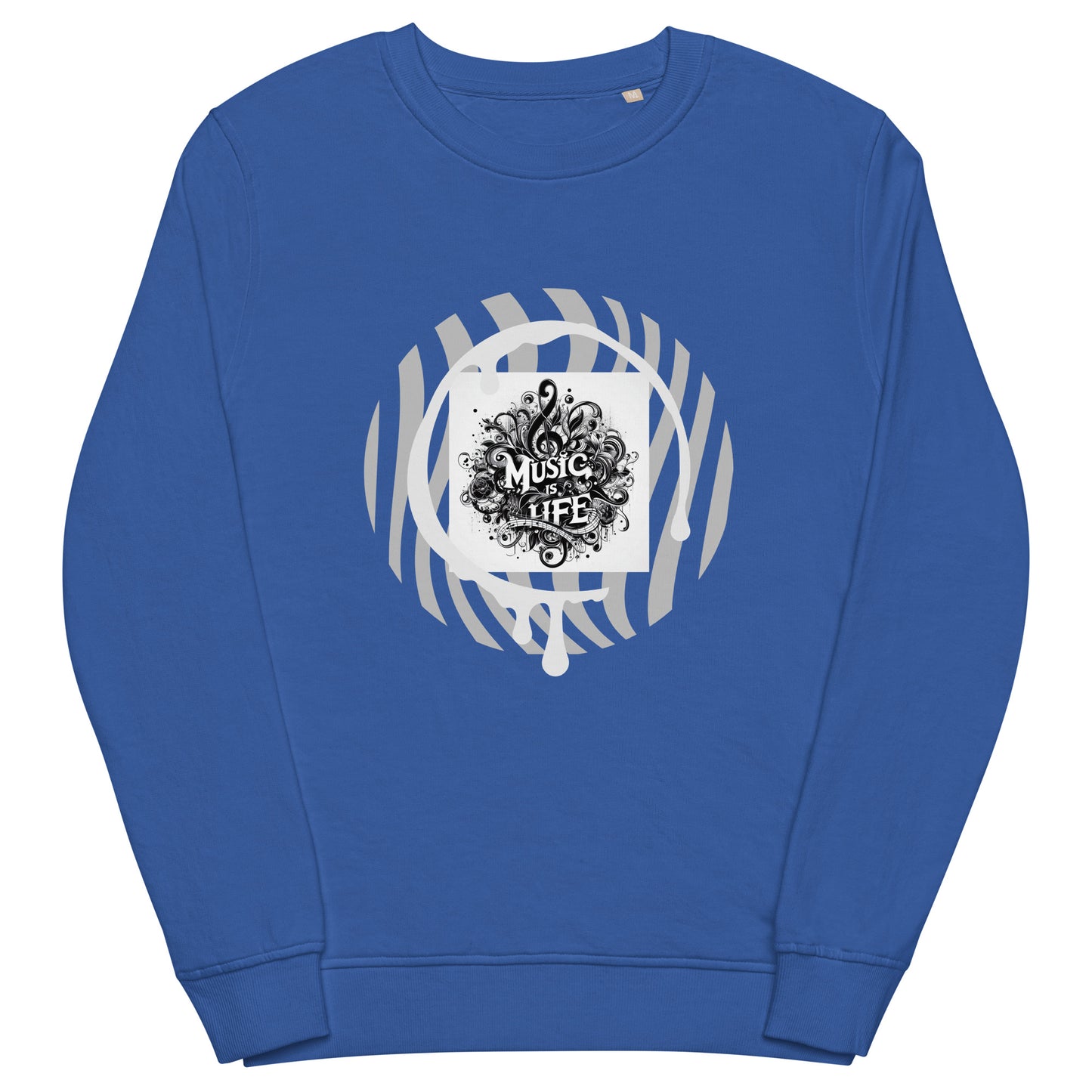 Organischer Unisex-Pullover | SOL'S 03574 'Music is life'