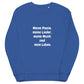 Unisex Bio-Pullover SOL'S 03574 Comet 'Meine Poesie'