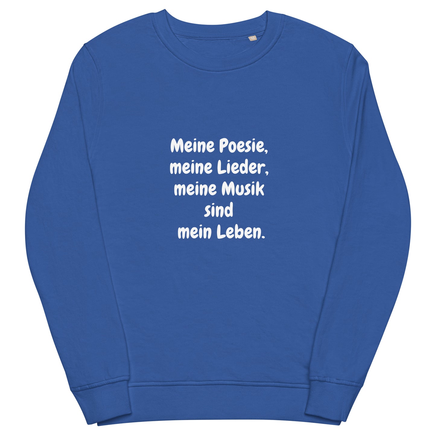 Unisex Bio-Pullover SOL'S 03574 Comet 'Meine Poesie'