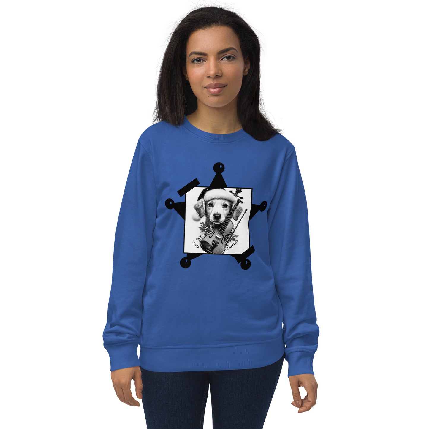 Unisex Bio-Pullover/Organischer Pullover | SOL'S 03574 'Der Hund im Stern'