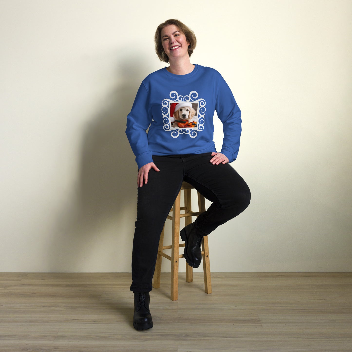 Unisex Bio-Pullover/Organischer Pullover | SOL'S 03574 'Marry Christmas'