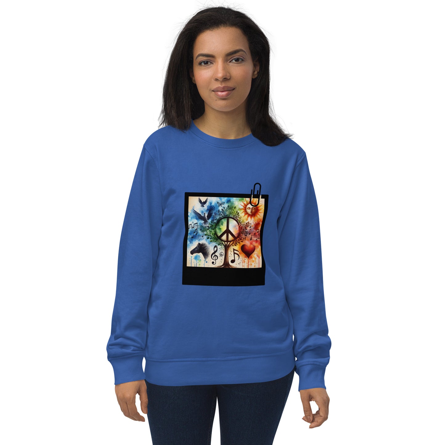 Unisex Bio-Pullover SOL'S 03574 Comet  'Peace'